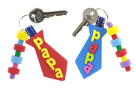 Keychain Kit Little Ties - 6 Pieces - 1 - Keychains and Key Holders for Dad - 10doigts.com - Keychains and Key Holders for Dad - 10doigts.fr