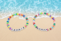 kit pulsera nombres mensajes - Maxi lotes creativos para escuelas y colectividades - 10doigts.fr