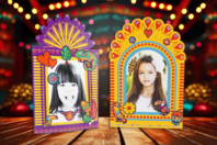 Fiesta Frames Kit + Accessories - 4 Frames - 1 - Creative Sticker Kits - 10doigts.com - Creative Sticker Kits - 10doigts.fr