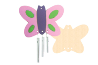 Butterfly Wind Chimes Kit - 5 Pieces - 2 - Wooden Decorative Suspensions - 10doigts.com - Wooden Decorative Suspensions - 10doigts.fr