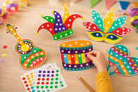 kit carnaval gommettes - Manualidades de Carnaval - 10doigts.fr