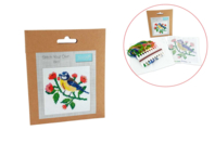 Kit de puntos de cruz: Pájaro - Kits Mercería - 10doigts.fr