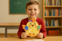 KIT PAVO REAL ART FILAIRE - Kits creativos de Pascua - 10doigts.fr