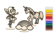 Relief Wooden Figurines - Fantastic Theme - 1 - Books and Modelling Kits - 10doigts.com - Books and Modelling Kits - 10doigts.fr