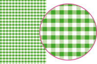 Papel mágico autoadhesivo Vichy verde - Pegamento adhesivo - 10doigts.fr