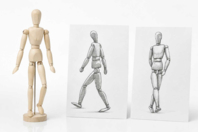 Wooden articulated mannequin, 30 cm - Fine Art Drawing Accessories - 10doigts.fr