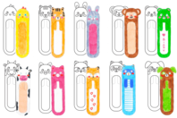 Animal Coloring Bookmarks - 10 Pieces - 1 - Coloring Supports - 10doigts.com - Coloring Supports - 10doigts.fr