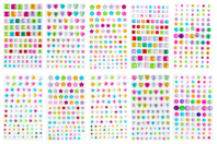 maxi lote de strass - Strass adhesivos - 10doigts.fr