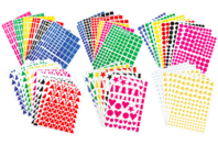Maxi Pack of Geometric Stickers - 7000 pcs - 1 - Assorted Shapes Stickers - 10doigts.com - Assorted Shapes Stickers - 10doigts.fr