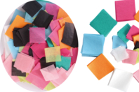 Mézclate de 5000 cuadrados de papel de seda, 8 colores y 3 tamaños variados - Papers Vernis-colaje - 10doigts.fr