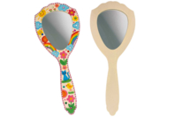 Wooden Princess Mirror - 1 - Decorative Mirrors - 10doigts.com - Decorative Mirrors - 10doigts.fr