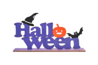 Halloween Wooden Table Decoration - 1 - Halloween Decoration Stands - 10doigts.com - Halloween Decoration Stands - 10doigts.fr