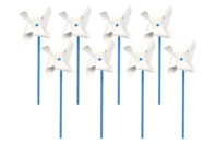 Decorative Windmills - 8 Pieces - 1 - Paper Supports - 10doigts.com - Paper Supports - 10doigts.fr