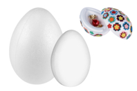 huevo sorpresa de poliestireno  - Poliestireno - Soportes a decorar - 10doigts.fr