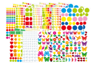 Maxi lot of stickers in various shapes and colors - 2600 pcs - 3 - Assorted Shapes Stickers - 10doigts.com - Assorted Shapes Stickers - 10doigts.fr