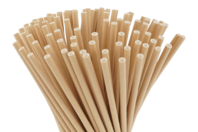 pajitas de papel cartón kraft - Vajilla desechable y reutilizable - 10doigts.fr