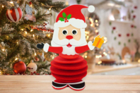 Pere Noel de fieltro - 6 pere-noel - Kits creativos de Navidad para los niños - 10doigts.fr