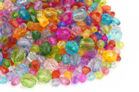 Facet Beads "Crystal" - 500 beads - 1 - Acrylic Beads - 10doigts.com - Acrylic Beads - 10doigts.fr