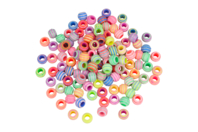 Pastel Colored Bee Beads - 100 Beads - 1 - Acrylic Beads - 10doigts.com - Acrylic Beads - 10doigts.fr