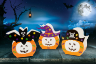 Halloween Pumpkin Lanterns - 6 Pieces - 1 - Halloween Craft Kits - 10doigts.com - Halloween Craft Kits - 10doigts.fr
