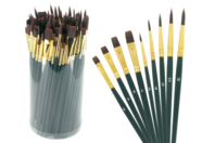 Synthetic Hair Brushes - 1 - Synthetic bristles - 10doigts.com - Synthetic bristles - 10doigts.fr