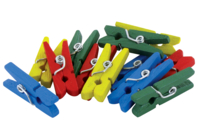 pinzas de ropa coloridas - Pinzas de madera - 10doigts.fr