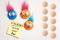 fichas semiesféricas - Juegos y Juguetes de Madera - 10doigts.fr