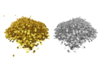 Gold and Silver Star Sequins - 16,000 pcs - 1 - Sequins - 10doigts.com - Sequins - 10doigts.fr