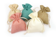 Jute Effect Bags - 10 Pieces - 1 - Jute Fabric - Textiles - 10doigts.com - Jute Fabric - Textiles - 10doigts.fr