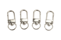 silver carabiner keychains - Clips and carabiners: the finishes for your DIY accessories - 10doigts.fr