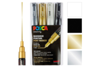 POSCA Extra-Fine Tips - 4 Colors - 1 - POSCA Markers - 10doigts.com - POSCA Markers - 10doigts.fr