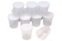 30 ml Graduated Airtight Pots - 12 Pieces - 1 - Palettes and Storage - 10doigts.com - Palettes and Storage - 10doigts.fr