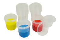 150 ml Airtight Pots - 10 Pieces - 1 - Palettes and Storage - 10doigts.com - Palettes and Storage - 10doigts.fr