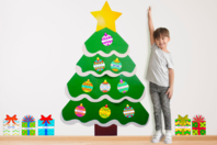 Giant Christmas Tree Kit + Colorable Shapes - 1 - Christmas Creative Kits for Children - 10doigts.com - Christmas Creative Kits for Children - 10doigts.fr