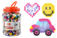 cubo de abalorios para planchar - Abalorios para planchar 1 cm - 10doigts.fr