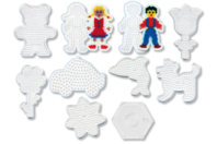 Iron Bead Boards - 10 Assorted Shapes - 0 - 5 mm Ironing Beads - 10doigts.com - 5 mm Ironing Beads - 10doigts.fr