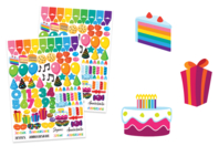 Birthday Stickers - 216 pcs - 1 - Birthday Stickers - 10doigts.com - Birthday Stickers - 10doigts.fr