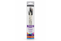 Set of 4 Daler-Rowney Graduate No. 2 Detail Synthetic Brushes - Watercolor Brushes - 10doigts.fr