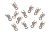 Silver Wire Crimps - 50 Pieces - 0 - Jewelry Clasps - 10doigts.com - Jewelry Clasps - 10doigts.fr