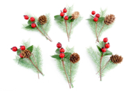 Christmas Decoration Assortment - 18 Pieces - 1 - Nature Christmas Decor - 10doigts.com - Nature Christmas Decor - 10doigts.fr