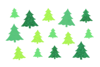 Foam Adhesive Christmas Trees - 60 pcs - 1 - Christmas Stickers - 10doigts.com - Foam Stickers - 10doigts.fr