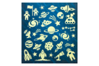 pegatinas fosforescentes espacio - Gomets fosforescentes - 10doigts.fr