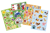 Vinilos electrostáticos reposicionables - Gomets pedagógicos - 10doigts.fr