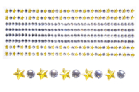 strass adhesivos estrellas navidad oro plata - Strass adhesivos - 10doigts.fr