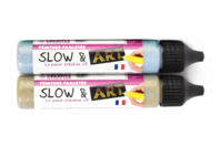bolígrafos slow art brillantes - Pintura y marcadores con purpurina - 10doigts.fr