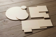  soportes de madera sin tratar - Siluetas de madera - 10doigts.fr