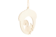 Hanging Decorations "Hazelnut and Squirrel" - 6 Pieces - 1 - Hanging Decorations and Wall Decor - 10doigts.com - Hanging Decorations and Wall Decor - 10doigts.fr
