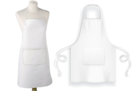 Cotton Apron with Pocket - 1 - Cotton, Linen - Textiles - 10doigts.com - Cotton, Linen - Textiles - 10doigts.fr