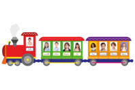 Photo Train Trombinoscope in Sturdy Card - 1 - Essential School Supplies - 10doigts.com - Essential School Supplies - 10doigts.fr