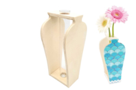 jarrón de madera decorativo - Objetos para el escritorio - 10doigts.fr